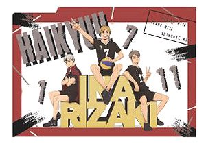 Haikyu!! School Obje 3 Pocket Clear File Inarizaki High School (Anime Toy)