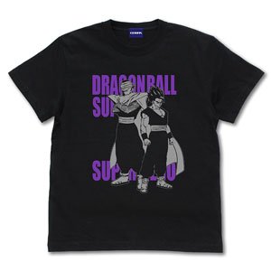 ドラゴンボール超 スーパーヒーロー 悟飯＆ピッコロ Tシャツ BLACK S (キャラクターグッズ)