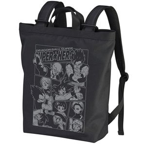 Dragon Ball Super: Super Hero 2way Back Pack Black (Anime Toy)