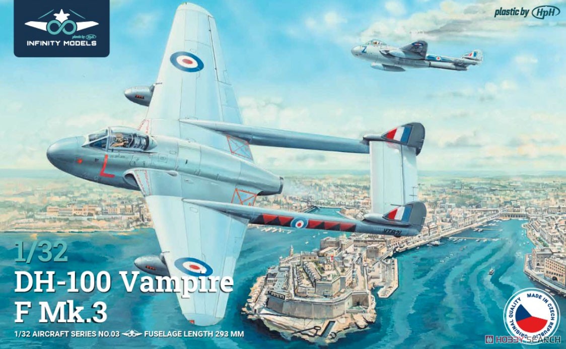 DH-100 Vampire Mk.3 (Plastic model) Package1