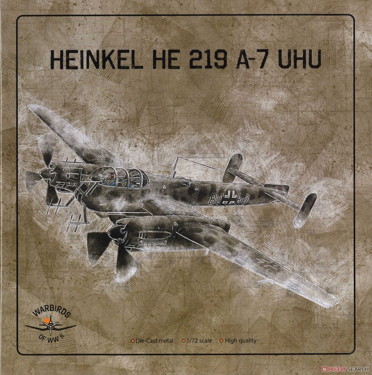 WW.II ドイツ空軍 ハインケル HE219 A-7 ウーフー (完成品飛行機) パッケージ2