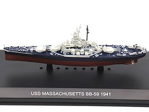 WW.II アメリカ海軍戦艦 USSマサチューセッツ BB-59 1941 (完成品艦船)