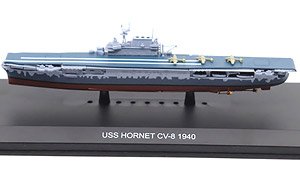 WW.II アメリカ海軍航空母艦 USSホーネット CV-8 1940 (完成品艦船)