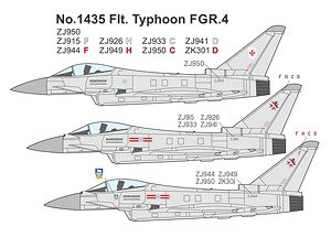 タイフーン FGR.4 英空軍第1435飛行隊 (デカール)