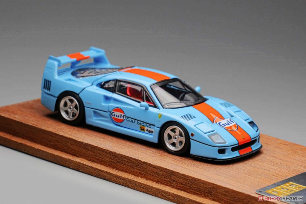 F40 LM Light Blue / Orang (Full Opening and Closing) (Diecast Car) Item picture1