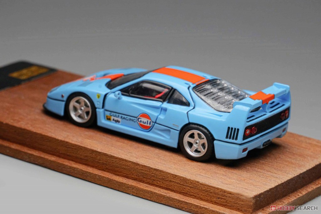 F40 LM Light Blue / Orang (Full Opening and Closing) (Diecast Car) Item picture2