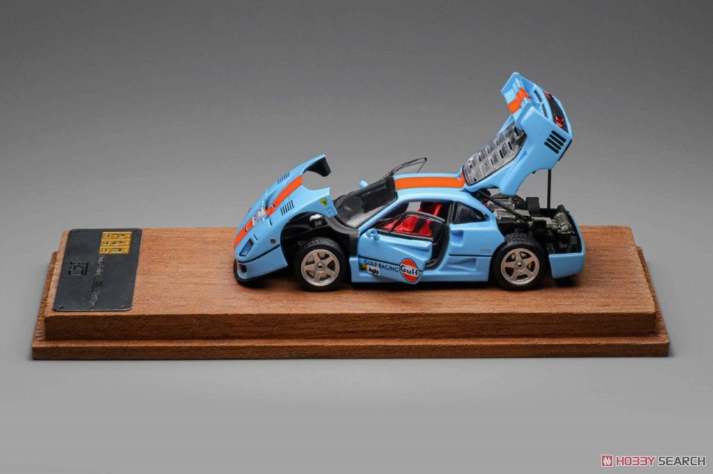 F40 LM Light Blue / Orang (Full Opening and Closing) (Diecast Car) Item picture3