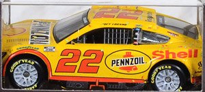 `ジョーイ・ロガーノ` #22 シェル-ペンゾイル フォード マスタング NASCAR 2022 エンジョイ・イリノイ300 ウィナー (ミニカー)