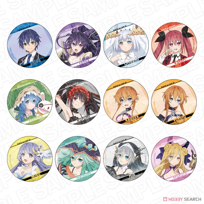 Date A Live IV Can Badge (Blind) (Single Item) (Anime Toy) Hi-Res image list