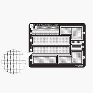 WWII ドイツIII号突撃砲用メッシュスクリーンAlkettProd (汎用型) (プラモデル)