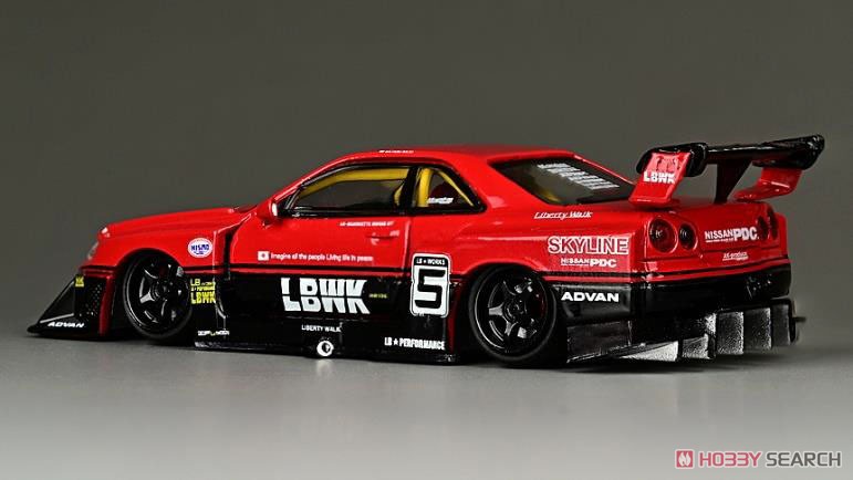 Nissan Skyline ER34 LBWK Super Silhouette (Diecast Car) Item picture2