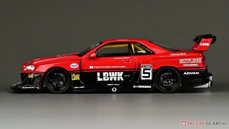 Nissan Skyline ER34 LBWK Super Silhouette (Diecast Car) Item picture3