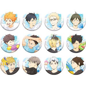 Haikyu!! To The Top Trading Can Badge (Set of 12) (Anime Toy)