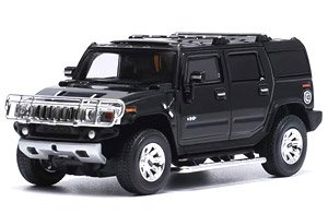 Hummer H2-SUV Metallic Black (ミニカー)