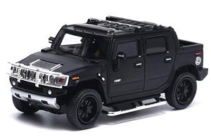 Hummer H2-SUT Matte Black (ミニカー)