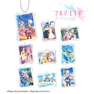 Puella Magi Madoka Magica Side Story: Magia Record Trading Acrylic Key Ring Vol.2 (Set of 9) (Anime Toy)