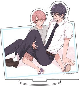 Chara Acrylic Figure [Shota Oni] 02 Tsubaki & Yu Design (Anime Toy)