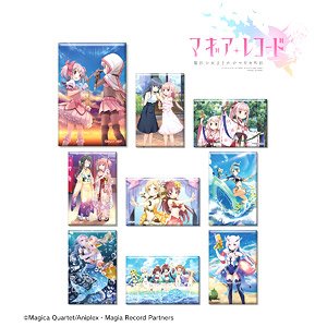 Puella Magi Madoka Magica Side Story: Magia Record Trading Square Can Badge (Set of 9) (Anime Toy)
