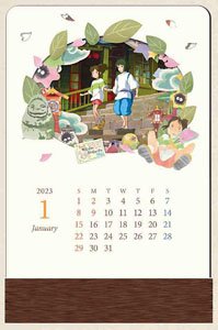 Studio Ghibli Series 2023 Kasanaru Calendar Spirited Away (Anime Toy)