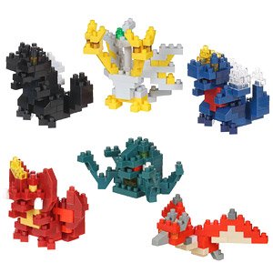 nanoblock Mini nano Godzilla vol.2 (set of 6) (Block Toy)