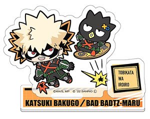 My Hero Academia x Sanrio Characters Acrylic Stand B (Bakugo & Bad Badtz-Maru) (Anime Toy)
