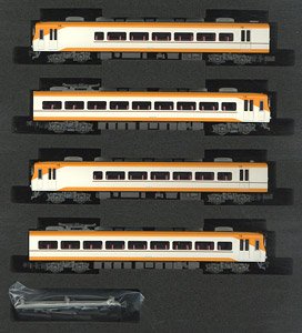 Kintetsu Series 16000 (w/Smoking Room, New Color) Lead Car Four Car Formation Set (w/Motor) (4-Car Set) (Pre-colored Completed) (Model Train)