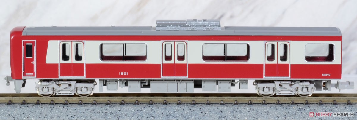 Keikyu New Type 1000-1800 (1801 Formation) Standard Four Car Formation Set (w/Motor) (Basic 4-Car Set) (Pre-colored Completed) (Model Train) Item picture2