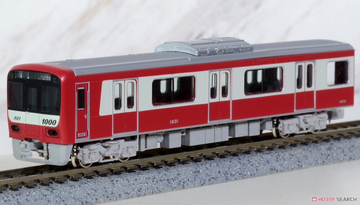 Keikyu New Type 1000-1800 (1801 Formation) Standard Four Car Formation Set (w/Motor) (Basic 4-Car Set) (Pre-colored Completed) (Model Train) Item picture3