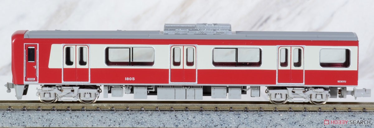 Keikyu New Type 1000-1800 (1805 Formation) Additional Four Car Formation Set (without Motor) (Add-on 4-Car Set) (Pre-colored Completed) (Model Train) Item picture2
