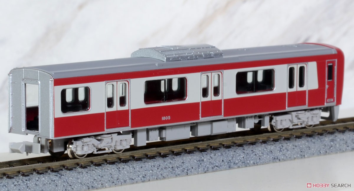 Keikyu New Type 1000-1800 (1805 Formation) Additional Four Car Formation Set (without Motor) (Add-on 4-Car Set) (Pre-colored Completed) (Model Train) Item picture4