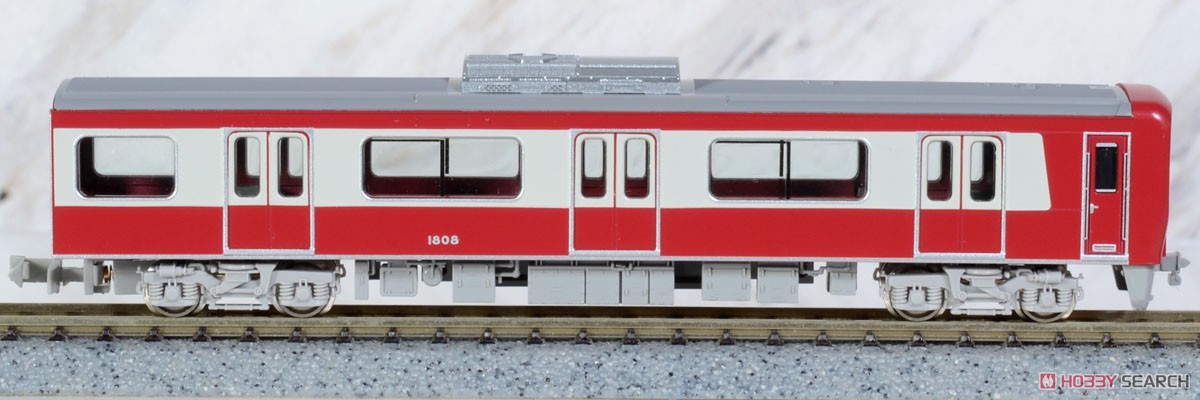 Keikyu New Type 1000-1800 (1805 Formation) Additional Four Car Formation Set (without Motor) (Add-on 4-Car Set) (Pre-colored Completed) (Model Train) Item picture7