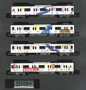 Tobu Type 50090 `Ikebukuro Kawagoe Art Train (Long Seat Mode)` Standard Four Car Formation Set (w/Motor) (Basic 4-Car Set) (Pre-colored Completed) (Model Train)