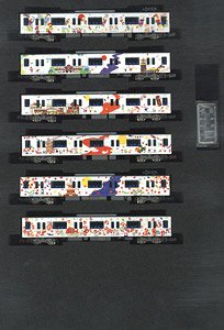 Tobu Type 50090 `Ikebukuro Kawagoe Art Train (Long Seat Mode)` Additional Six Middle Car Set (without Motor) (Add-on 6-Car Set) (Pre-colored Completed) (Model Train)