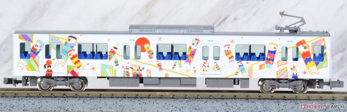Tobu Type 50090 `Ikebukuro Kawagoe Art Train (Long Seat Mode)` Additional Six Middle Car Set (without Motor) (Add-on 6-Car Set) (Pre-colored Completed) (Model Train) Item picture2