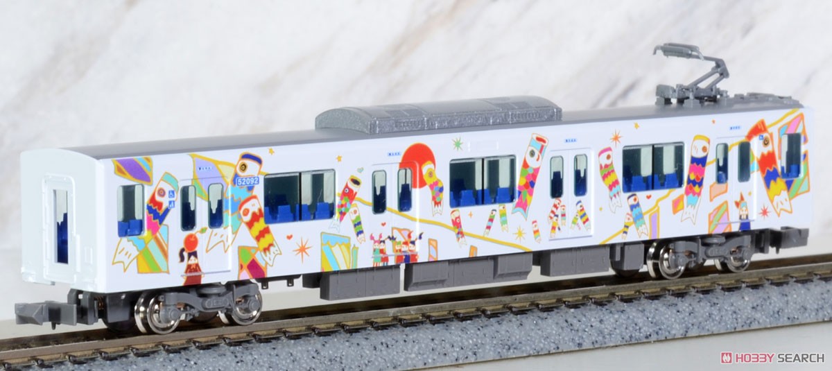 Tobu Type 50090 `Ikebukuro Kawagoe Art Train (Long Seat Mode)` Additional Six Middle Car Set (without Motor) (Add-on 6-Car Set) (Pre-colored Completed) (Model Train) Item picture3