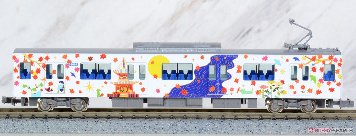 東武 50090型 「池袋・川越アートトレイン (ロングシートモード)」 増結用中間車6両セット (動力無し) (増結・6両セット) (塗装済み完成品) (鉄道模型) 商品画像8