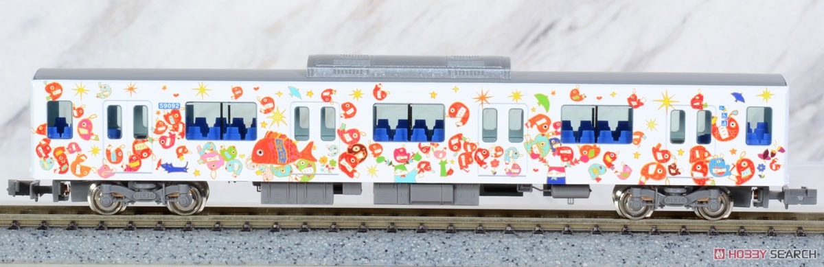 Tobu Type 50090 `Ikebukuro Kawagoe Art Train (Long Seat Mode)` Additional Six Middle Car Set (without Motor) (Add-on 6-Car Set) (Pre-colored Completed) (Model Train) Item picture9
