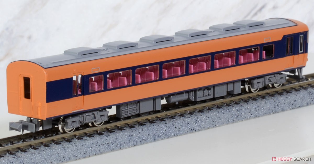 Kintetsu Series 12200 (Snack Car, Renewaled Car, w/Open Gangway Door Parts) Standard Two Car Formation Set (w/Motor) (Basic 2-Car Set) (Pre-colored Completed) (Model Train) Item picture5