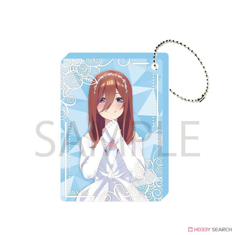 The Quintessential Quintuplets Thickness! Acrylic Key Ring Miku Nakano (Anime Toy) Item picture1