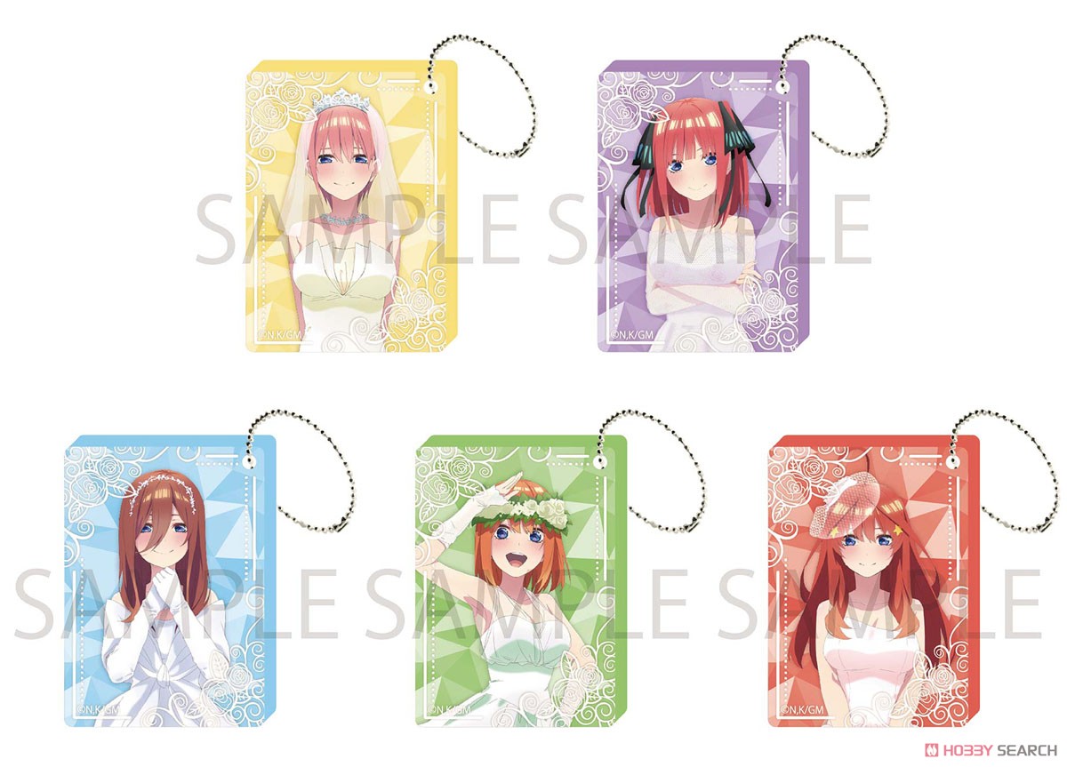 The Quintessential Quintuplets Thickness! Acrylic Key Ring Miku Nakano (Anime Toy) Other picture1