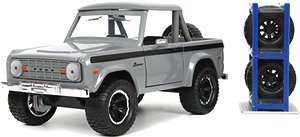 1973 Ford Bronco (Gloss Gray) (Diecast Car)