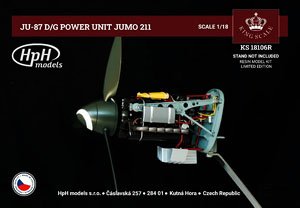 Ju87D/G Power Unit Jumo 211 (Plastic model)