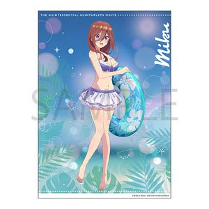 The Quintessential Quintuplets Clear Poster Miku Nakano (Anime Toy)