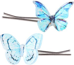 Doll Hairpin - Butterfly - Summer (Ocean Blue / Sky Blue) (Fashion Doll)