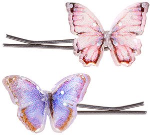 Doll Hairpin - Butterfly - Autumn (Pink / Purple) (Fashion Doll)