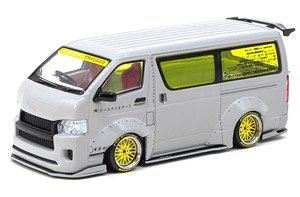 Toyota Hiace Widebody Grey (Diecast Car)