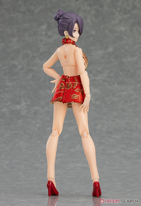 figma Female Body (Mika) with Mini Skirt Chinese Dress Outfit (PVC Figure) Item picture4