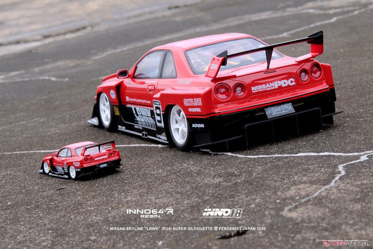 Nissan Skyline `LBWK` ER34 Super Silhouette Fenderist Japan 2020 (Diecast Car) Other picture4