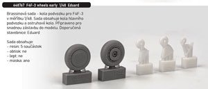 F4F-3 Wheels Early (for Eduard) (Plastic model)