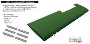 F4F Gun Barrels (for Eduard) (Plastic model)